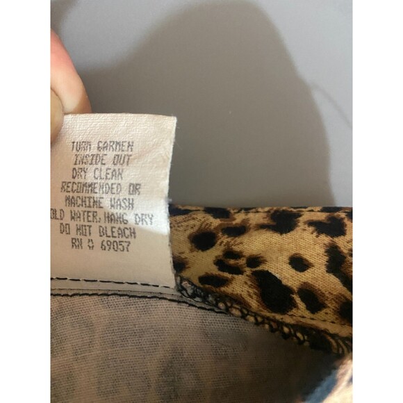 Paris Blues Originals Cheetah Animal Print Flared Jeans Juniors 3 Stretch Y2K - Picture 4 of 8